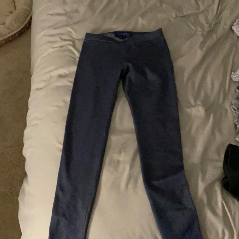 black and kinda blue, in good condition